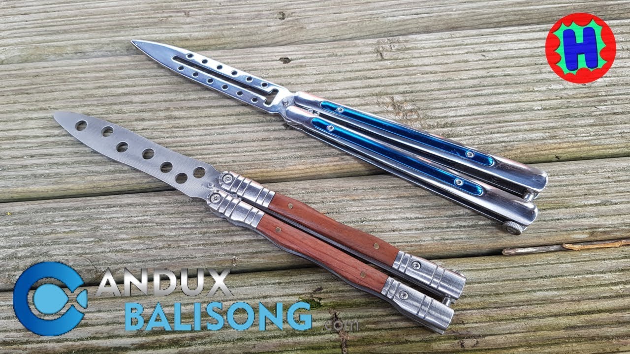 2 Andux Zone Balisong Trainer - Review (deutsch/german)