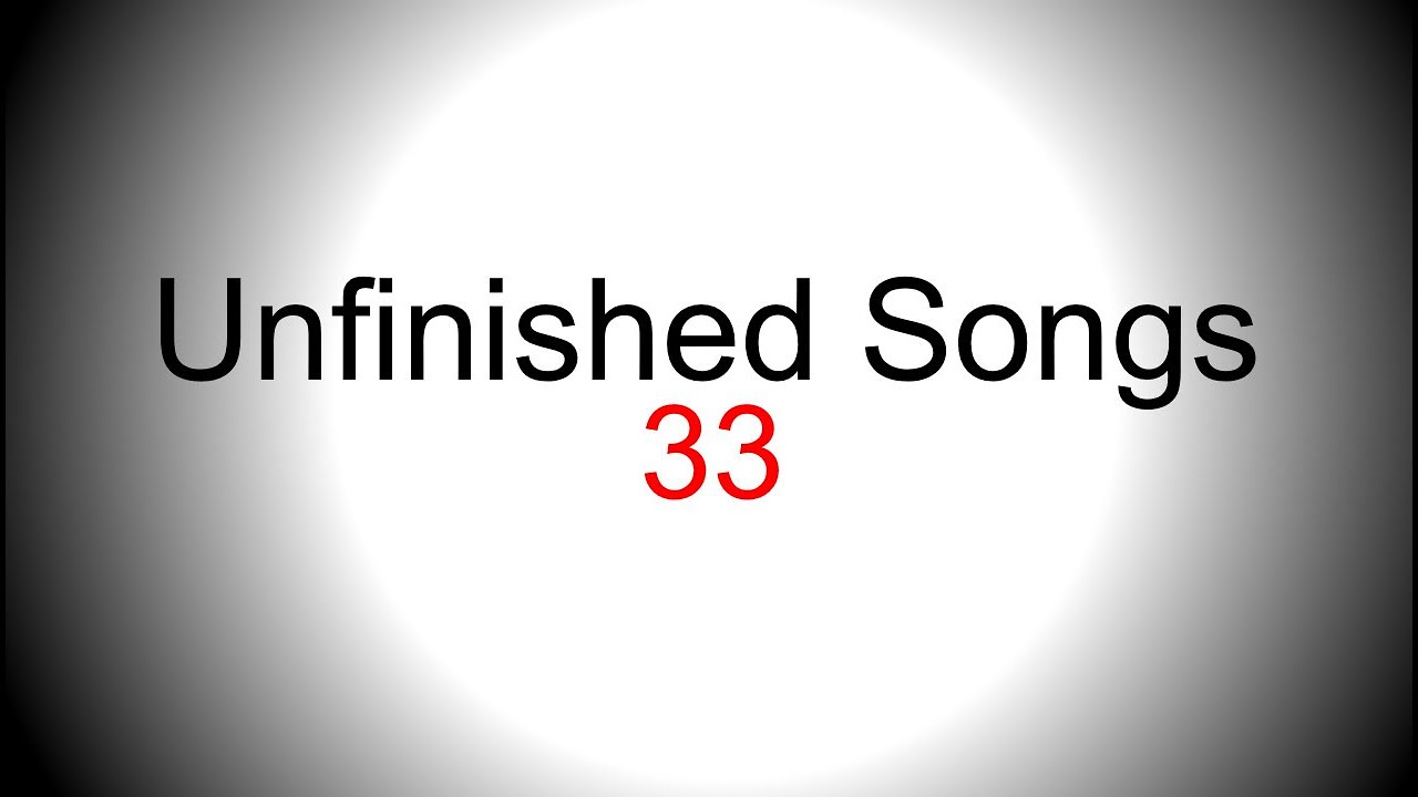 Nice acoustic guitar singing backing track - Unfinished song No.33