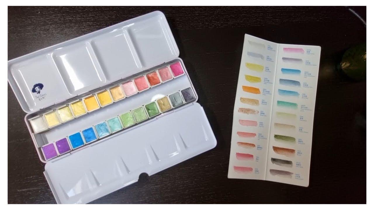 Palette aquarelle Paul Rubens