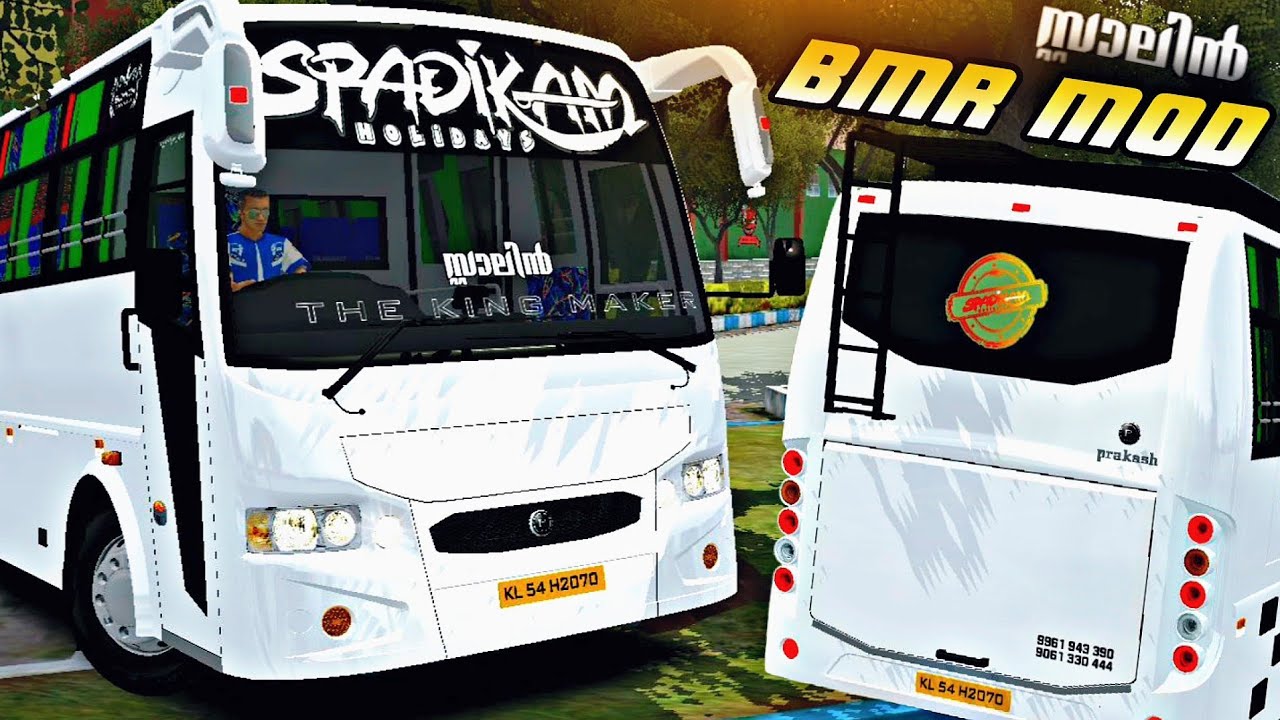 🛑LION KING||SPADIKAM👀💀|BMR MOD|4K LIVERY BS3 MOD🤍||Bus simulator indonesia||#bussidmods#viralvideo