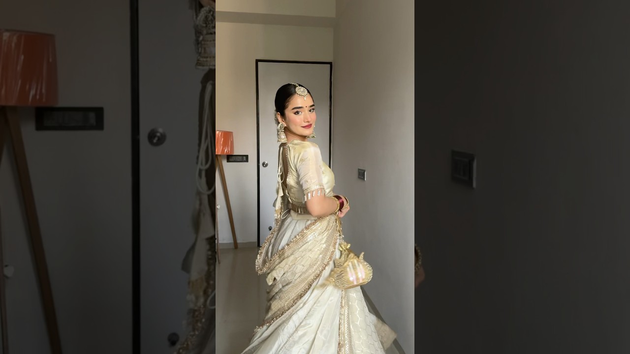 GRWM ko miss kar rahe the kya ?? #youtubeshorts #grwm #fashion #lehanga #indianwear #traditional