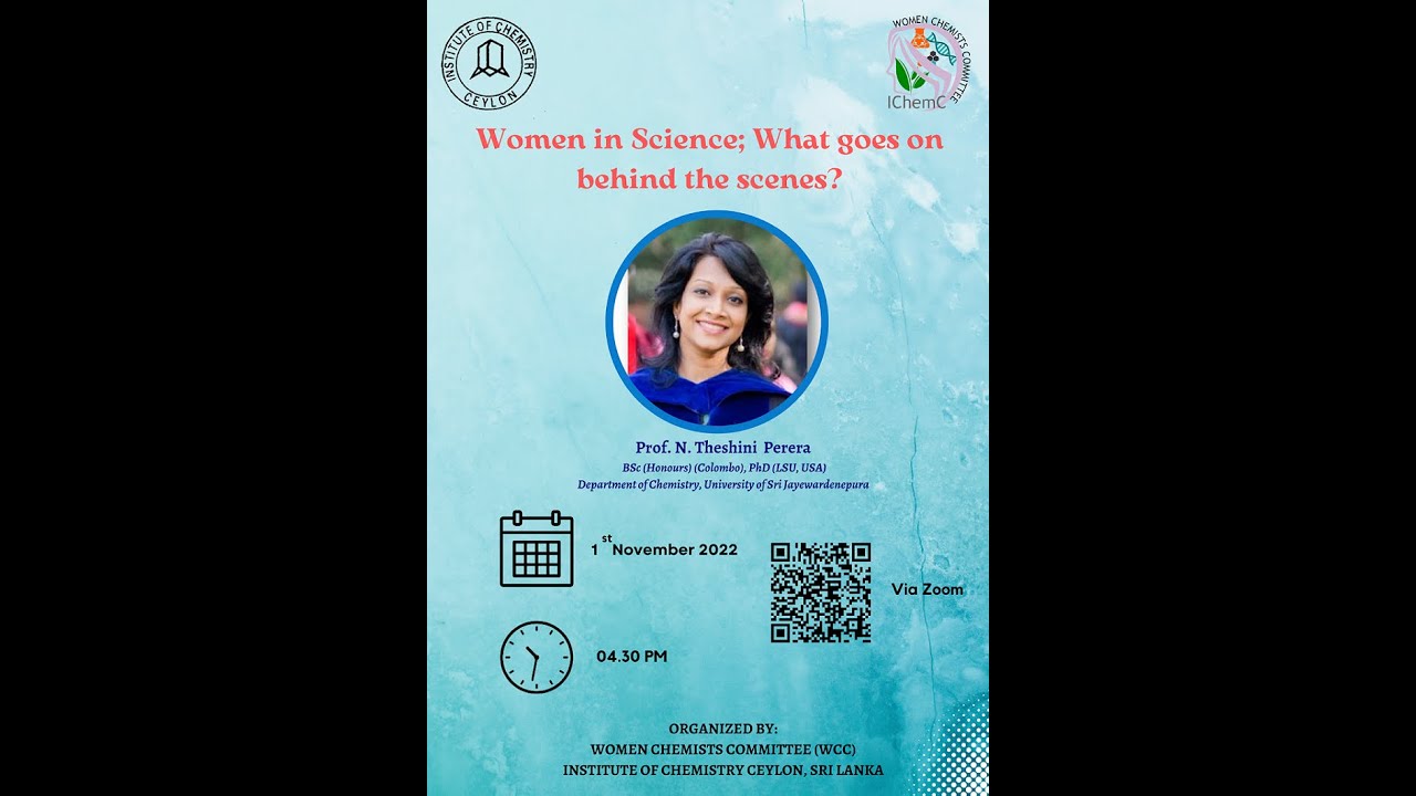 Webinar On : Women in science ; What goes on behind the scenes ?
