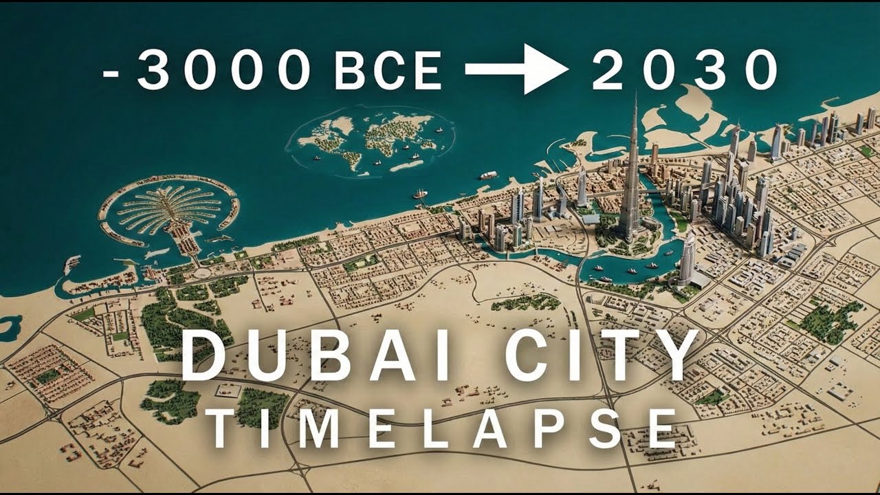 The Impossible Rise of Dubai: 3D Historical Evolution (3000 BCE - 2030)