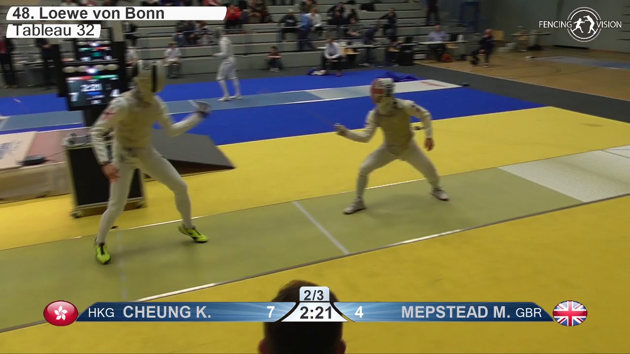 2020 135 T32 04 M F Individual Bonn GER WC YELLOW MEPSTEAD GBR vs CHEUNG HKG