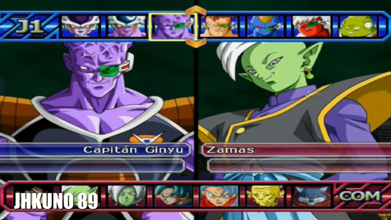 *ladrones de cuerpos* CAPITAN GINYU TEAM vs ZAMAS TEAM | DRAGON BALL Z BUDOKAI TENKAICHI 3