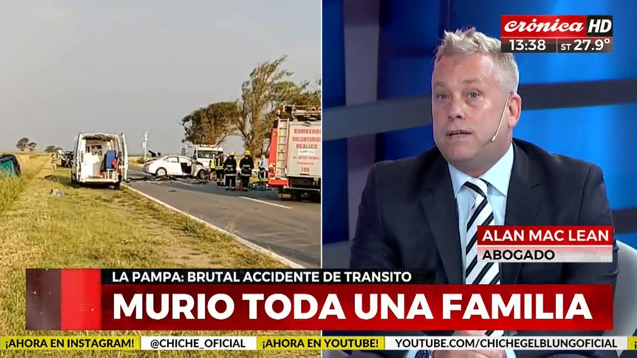 Murió toda una familia tras terrible choque en La Pampa