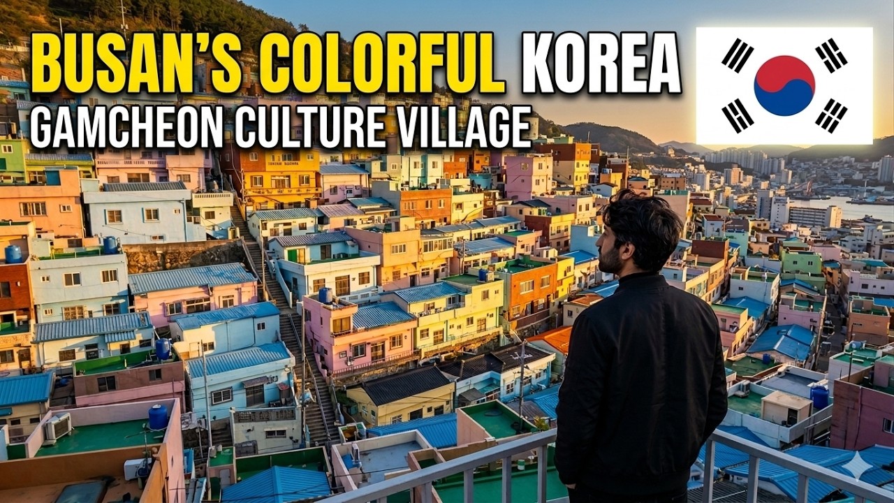 The South Korea they DON’T want you to see... 🇰🇷 (Gamcheon Village)