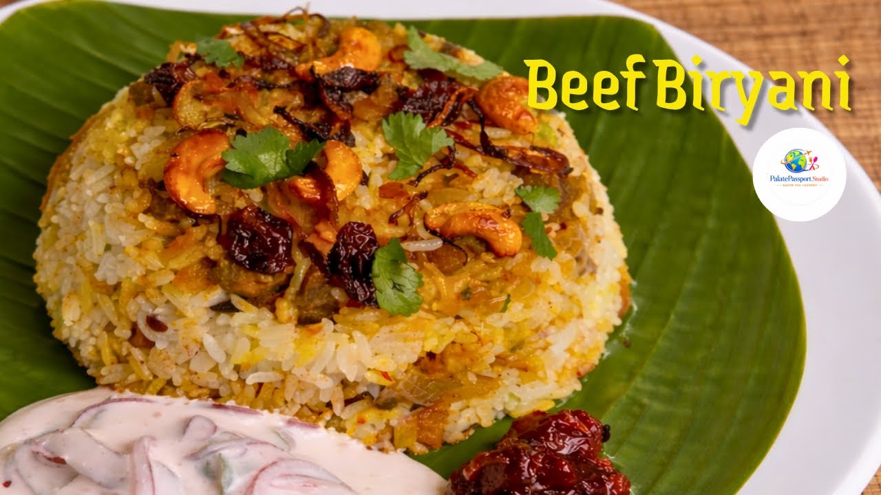 Easy Malabar Style Beef Biriyani | Kerala Style Beef Biriyani | Step-by-step recipe 