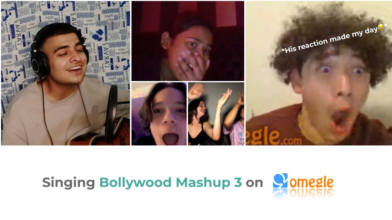 Indian boy singing 