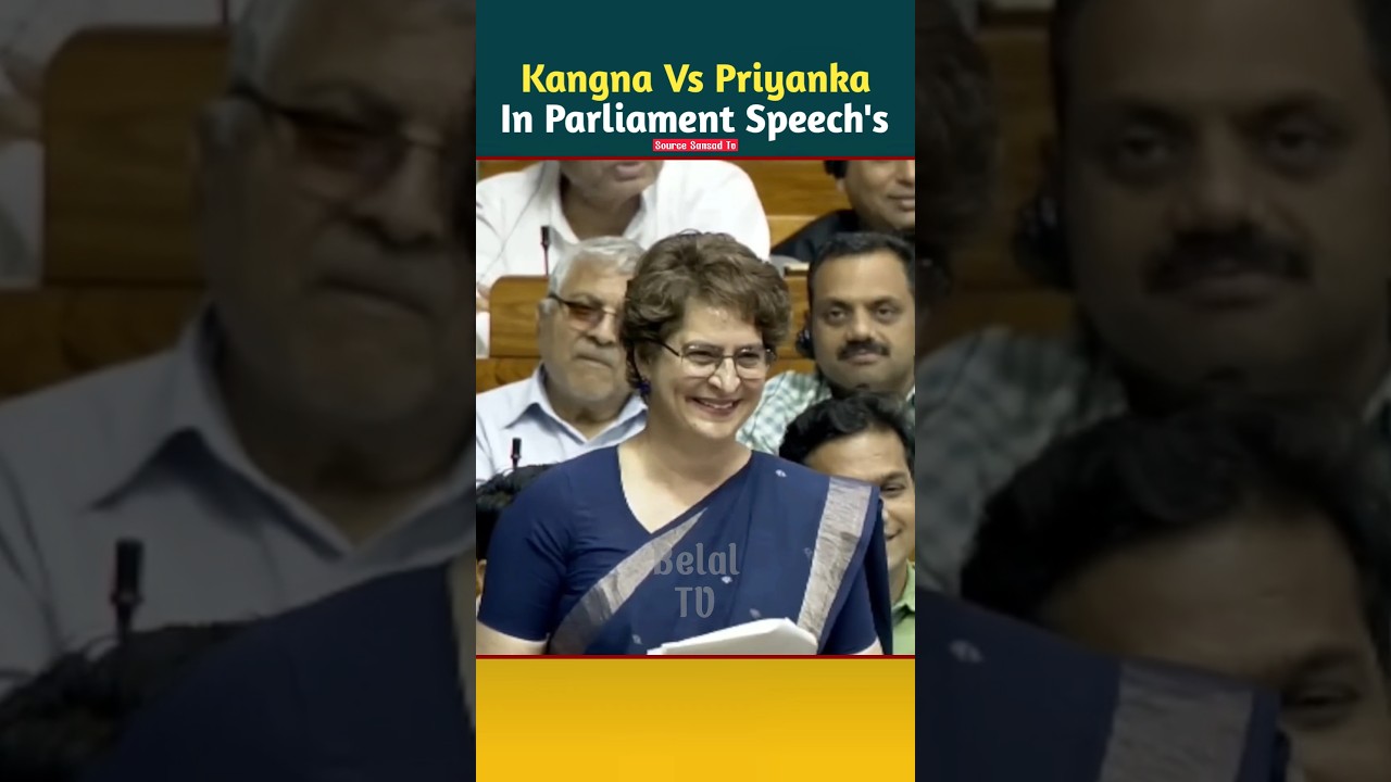 Priyanka Gandhi's Remarks During Parliament Debate #shortvideo #priyankagandhi