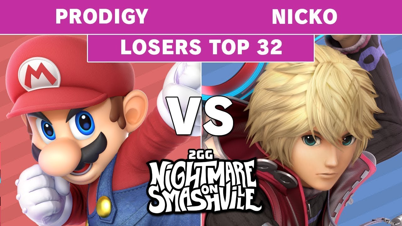 2GG NoS - Armada | Prodigy (Mario) Vs Demise | Nicko (Shulk) Losers Top 32 - Smash Ultimate