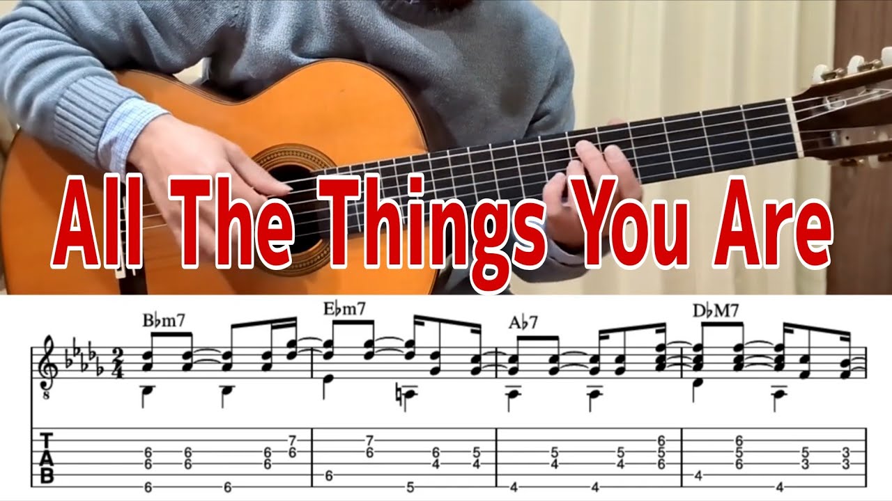 [TAB] All the things you are (fingerstyle guitar)