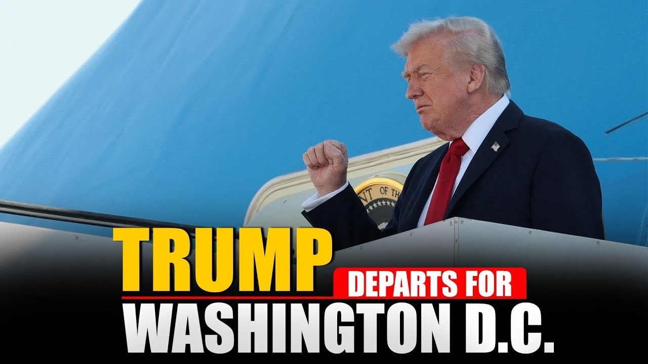 WATCH: U.S. President Trump departs Palm Beach, Florida, en route The White House