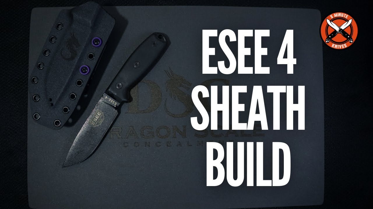 Esee 4 Sheath Build for Giveaway Winner
