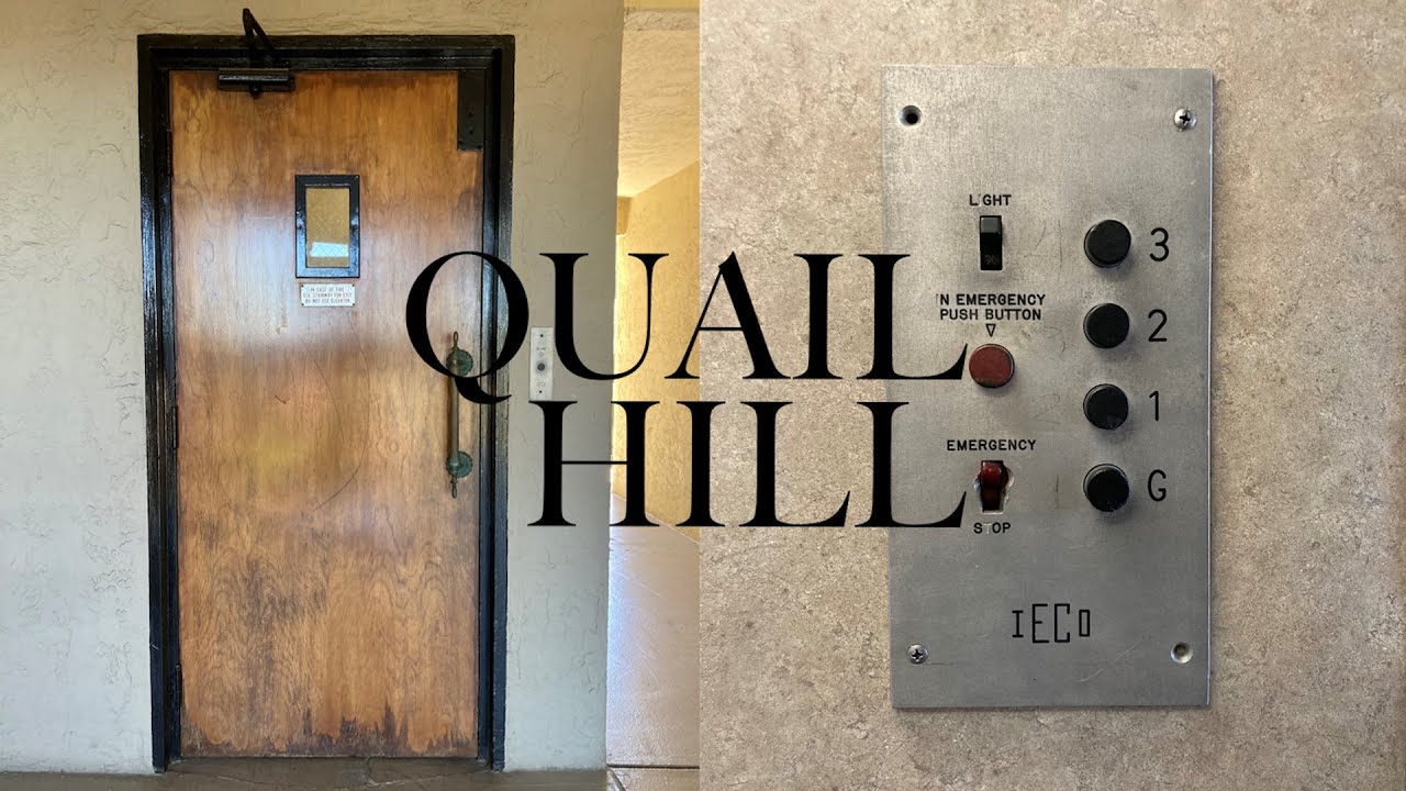 AMAZING Motor! IECO Hydraulic Swing Door Elevator - Quail Hill Apartments, Bldg C - Walnut Creek, CA
