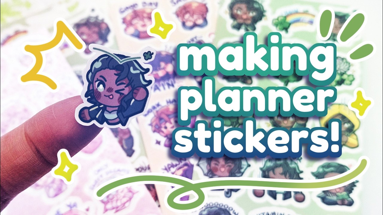 Make Planner Stickers with Me! 💌🍀