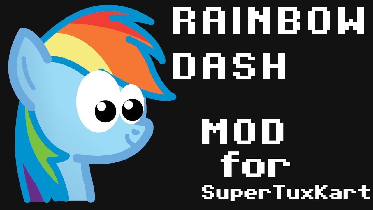 SuperTuxKart Kart Trailer - Rainbow Dash