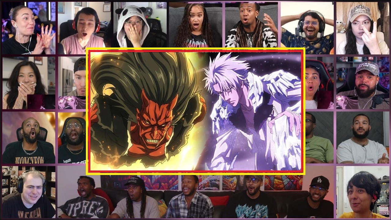 KENPACHI ZARAKI'S BANKAI! | Bleach Thousand Year Blood War Episode 44 Reaction Mashup | TYBW S4 E4