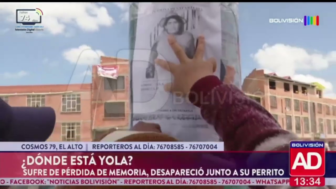 Ayudemos a encontrar a doña Yola y su perrito