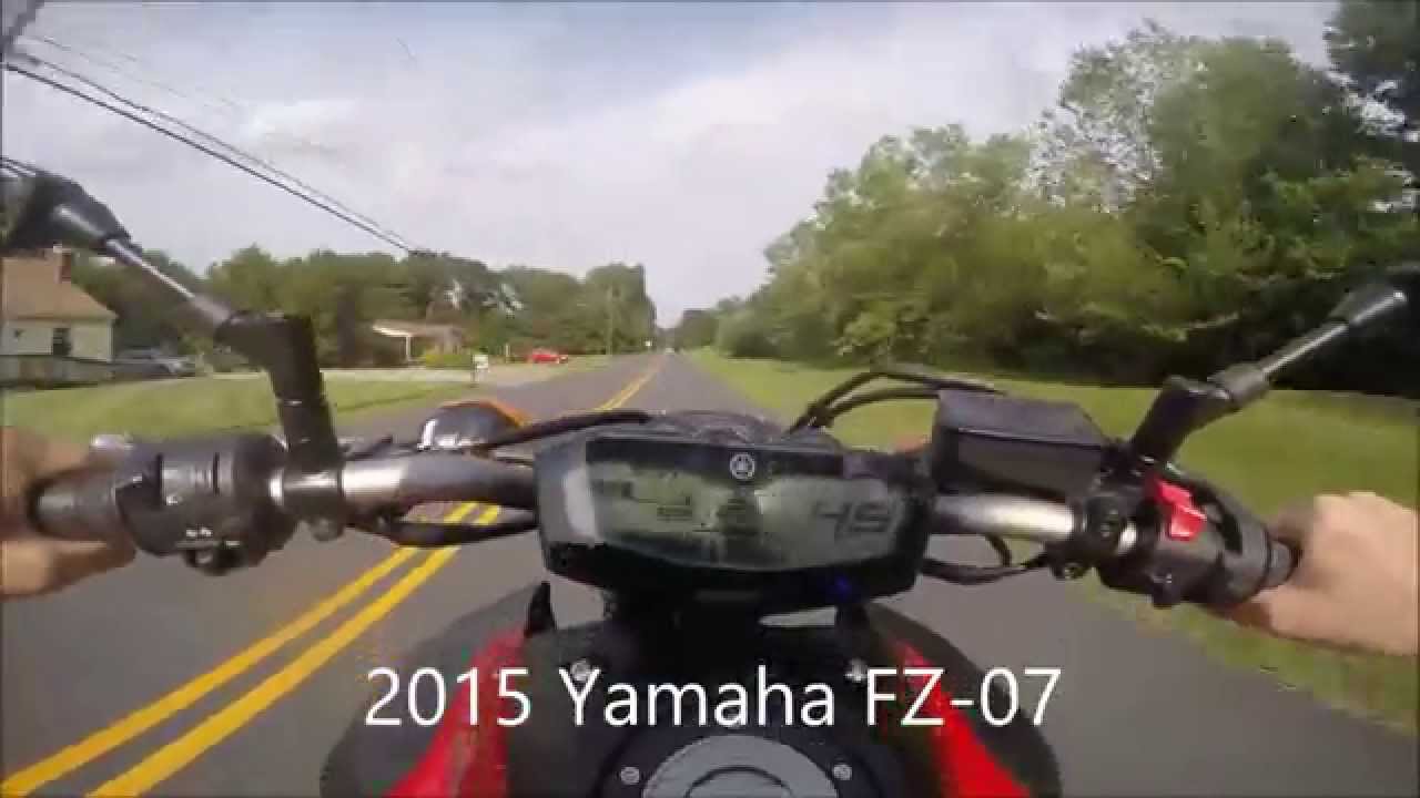 2015 Yamaha FZ 07 Test Drive
