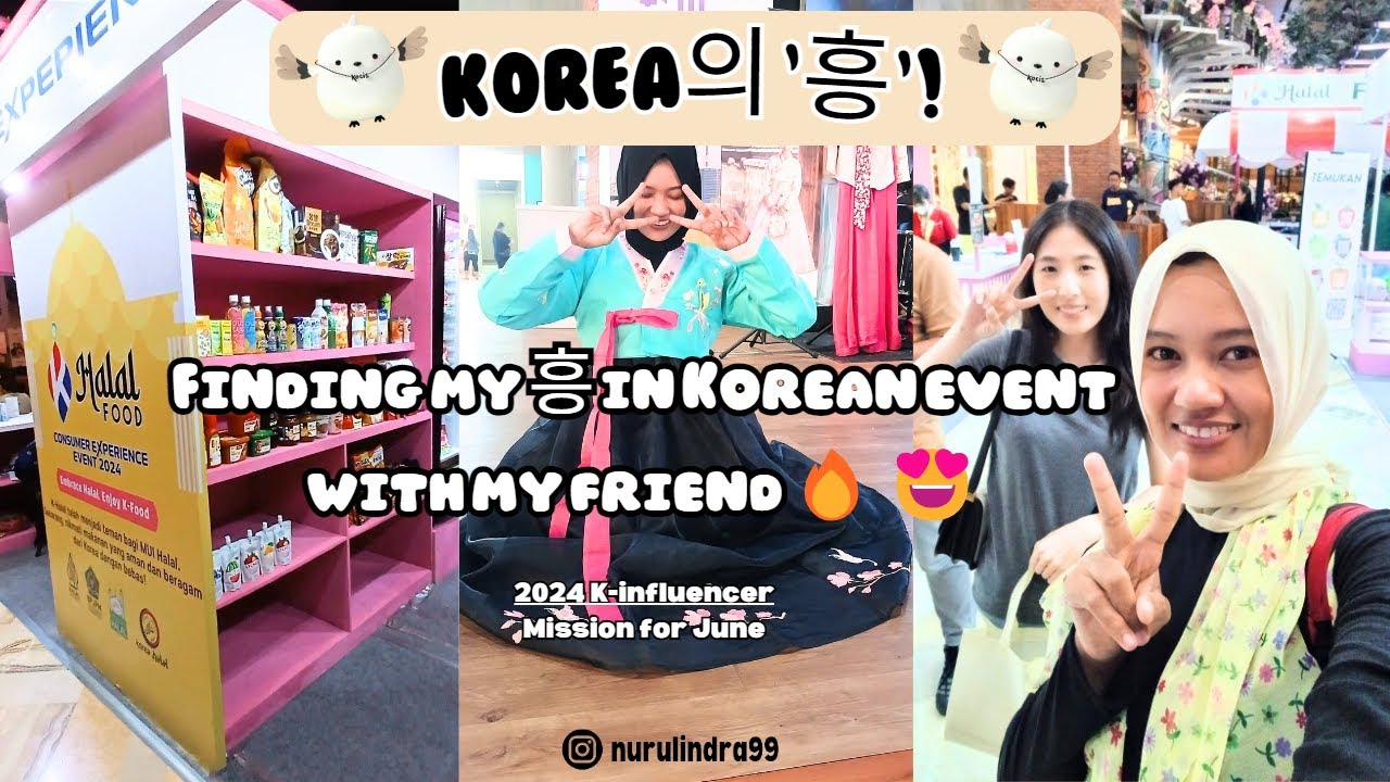 korean food product, HALAL???🧐🧐Finding my 흥 in Korean event🔥😍