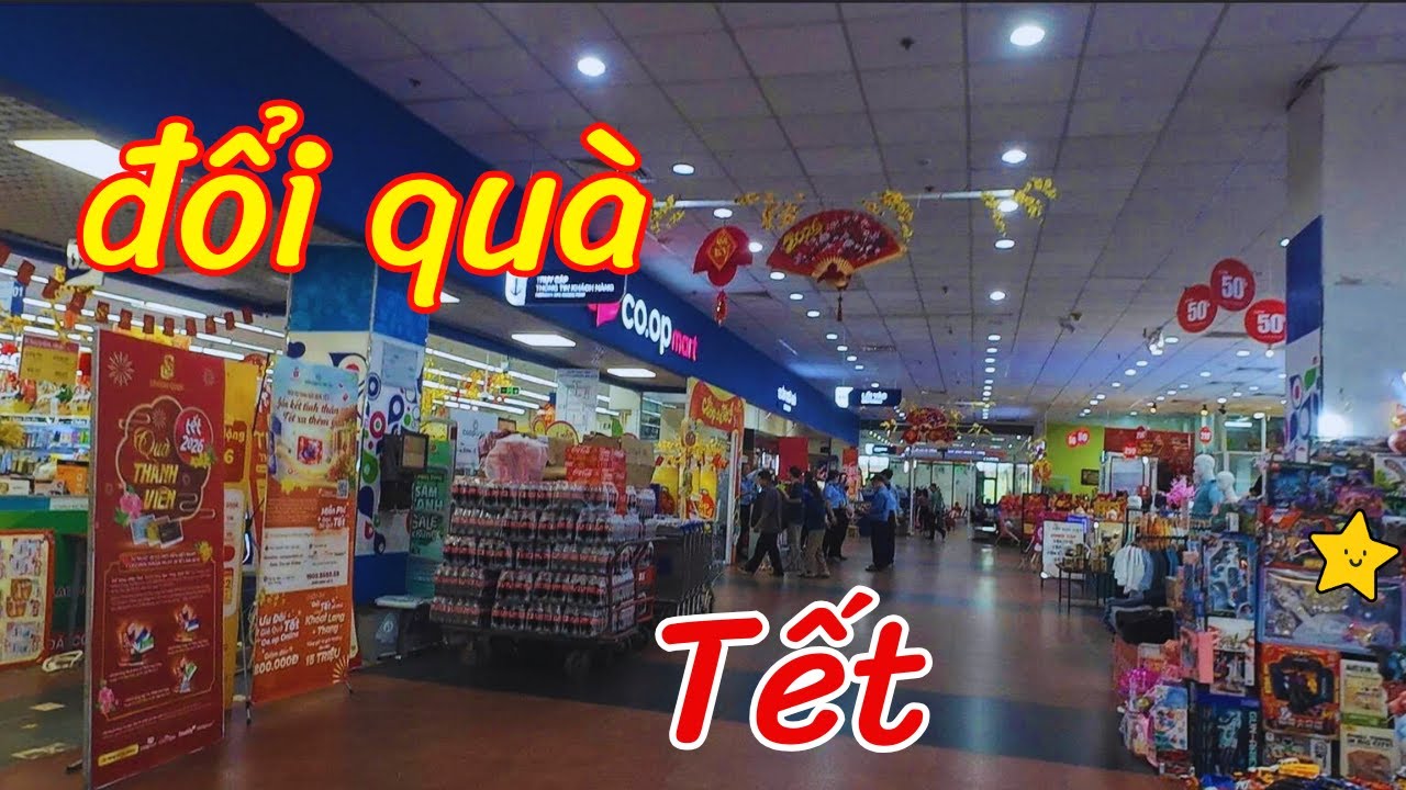 Mua đồ Tết ở siêu thị lấy hoá đơn đổi thùng cocacola #cuocsongquynhon