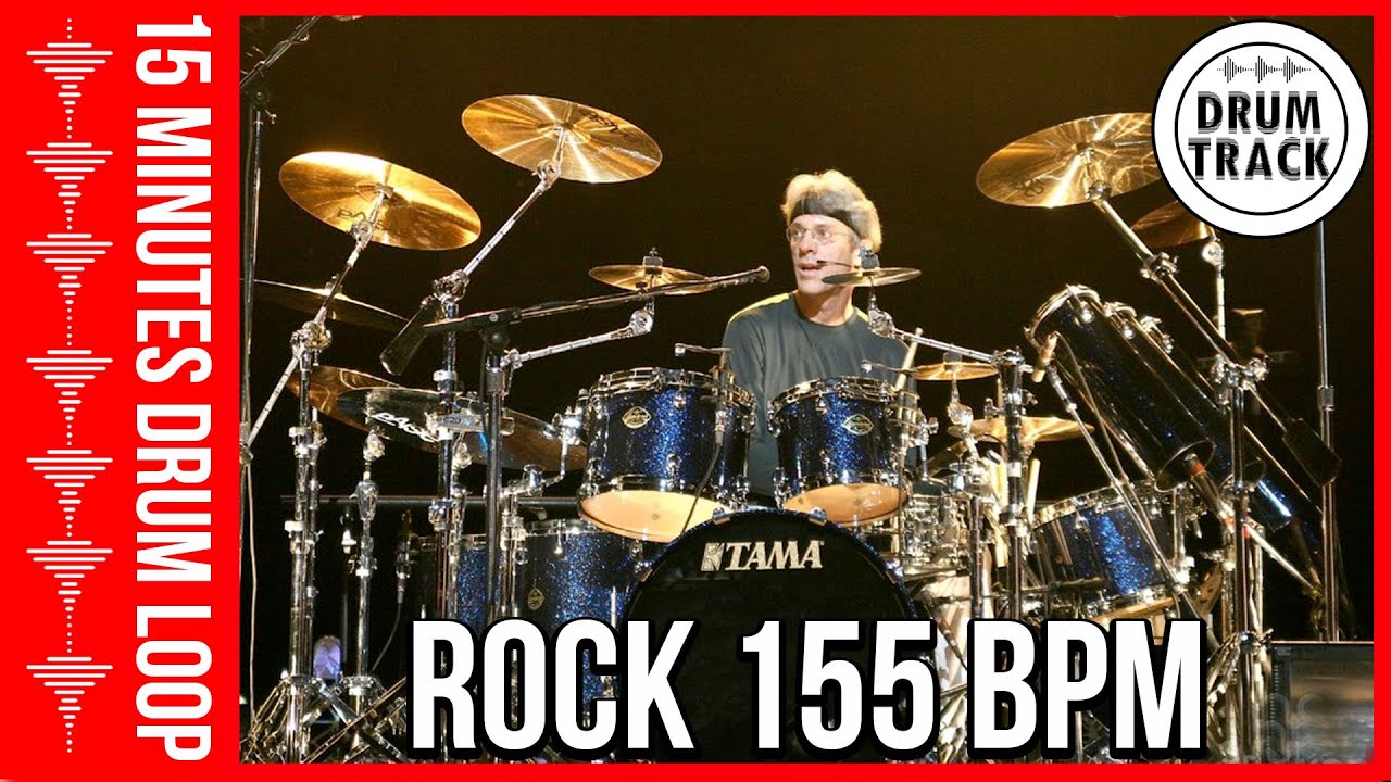 Drum Beat 155 bpm - Groove Drum Track Rock 155 BPM  | Batería Rock 155 BPM