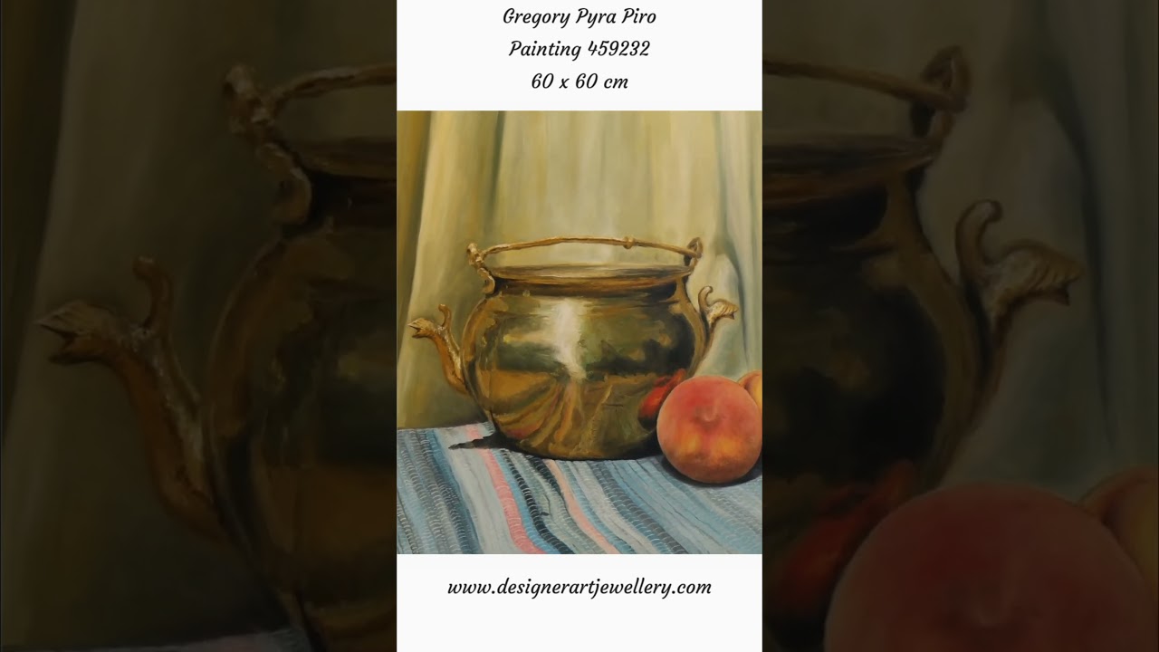 Realistic Painting Artwork Collection Created Using Oil On Canvas