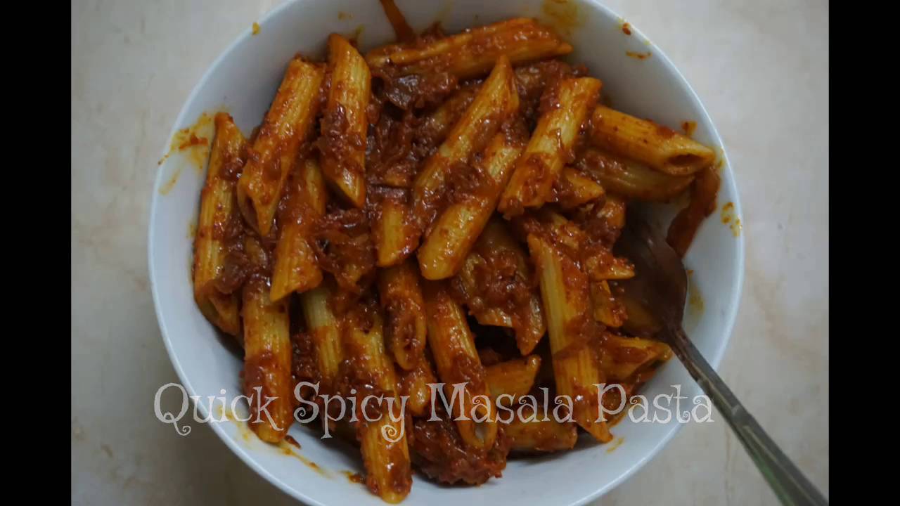 Quick Spicy Masala Pasta Recipe