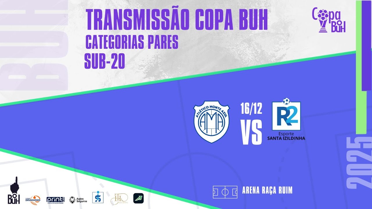 SANTA IZILDINHA X MONTE AZUL- AO VIVO - GRANDE FINAL | SUB 20 | 16/12/2025