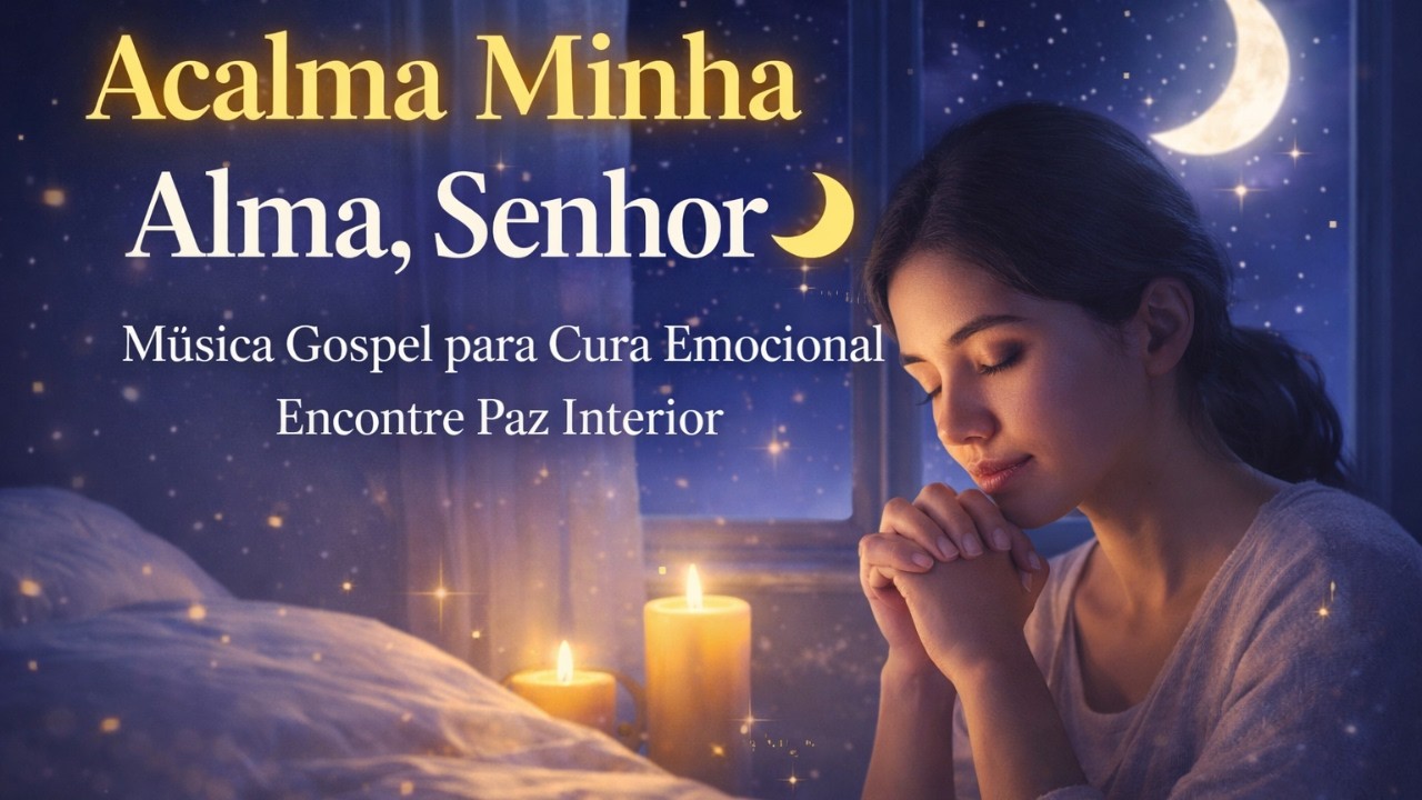 Acalma Minha Alma, Senhor 🌙 | Música Gospel para Cura Emocional | Encontre Paz Interior