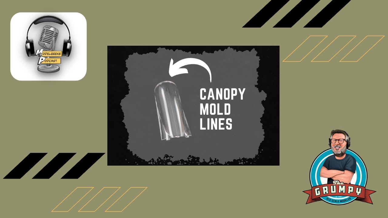How to Remove Canopy Mold Lines on Scale Model Aircraft Canopies 