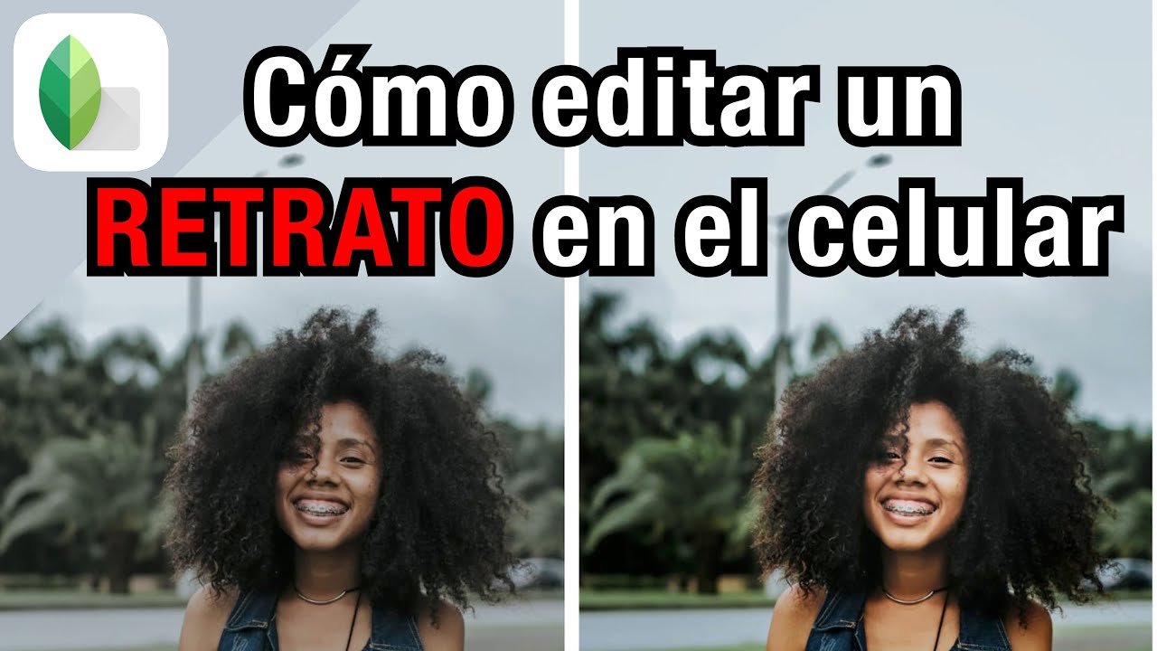 Cómo editar un RETRATO en el celular - SNAPSEED App Tutorial de Fotografía