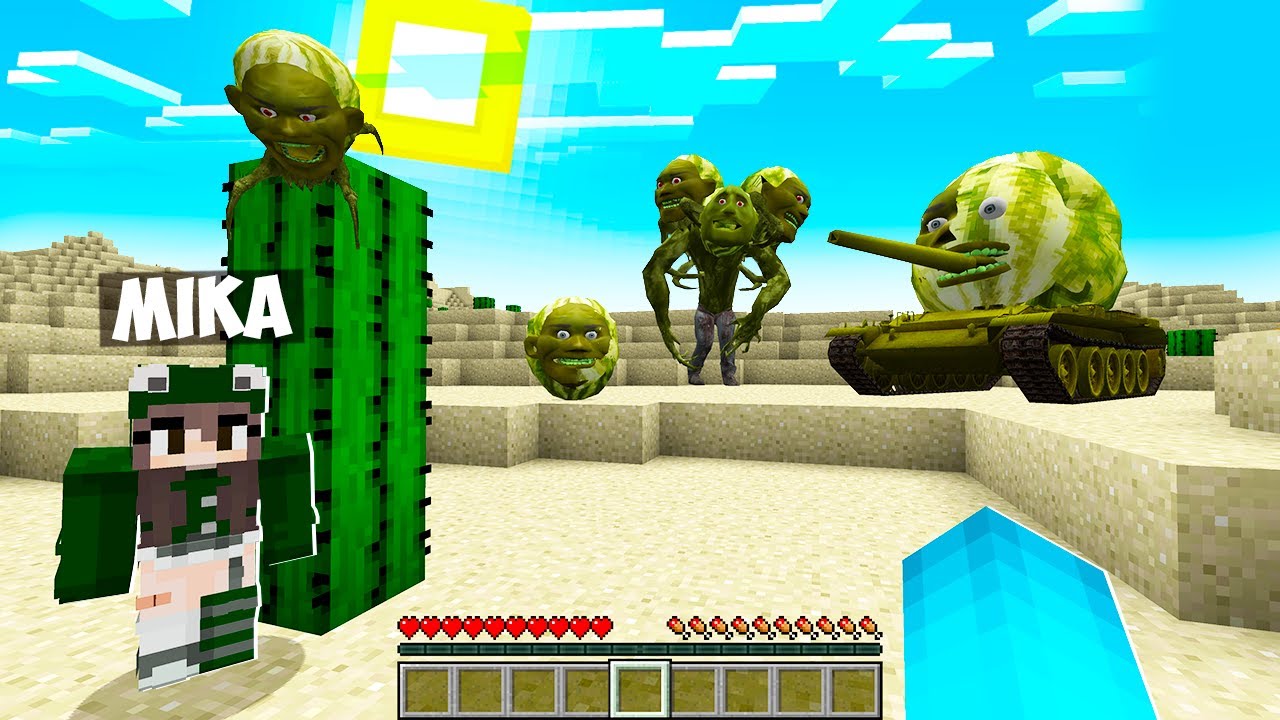 🇺🇦 ВИЖИВАННЯ У СВІТІ ЛІН ГАНГ МЕЛОН У МАЙНКРАФТ! БАКІ І МІКА LIN GANG MELON MINECRAFT