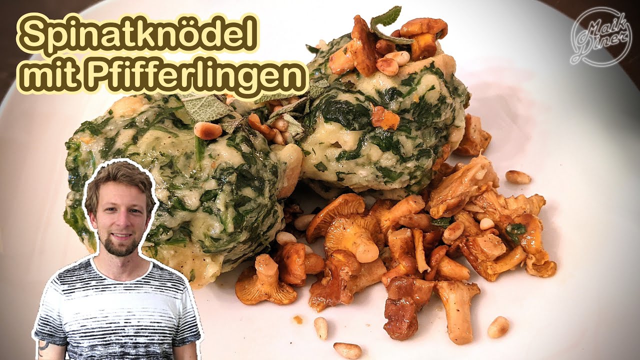 Spinat-Fan? Dann solltest du diese Spinatknödel mit Pfifferlingen probieren 💚