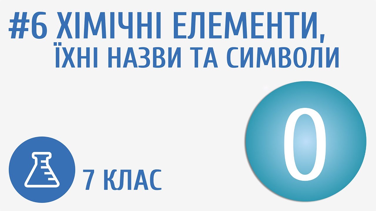 Хімічні елементи, їхні назви і символи #6