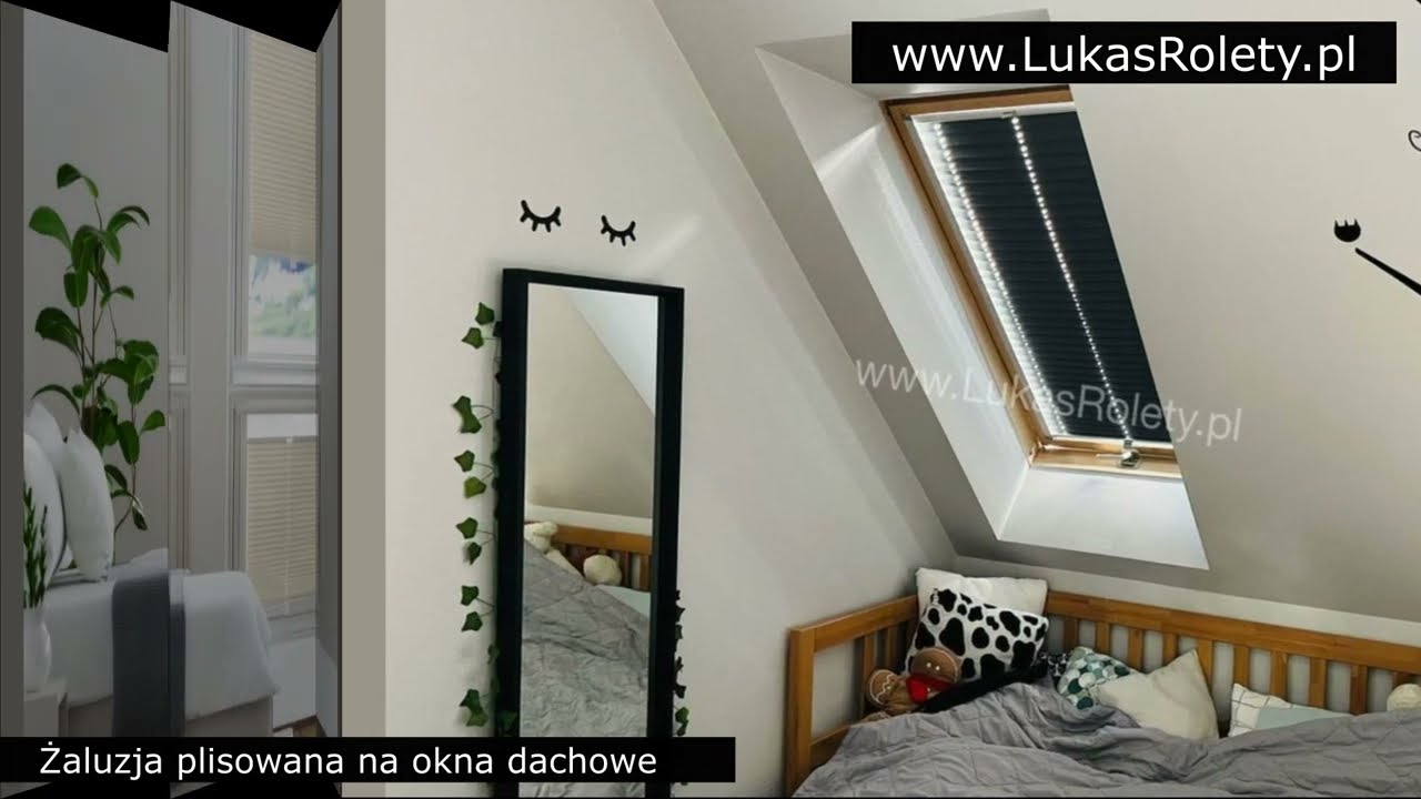 Żaluzje plisowane na okna dachowe Łódź