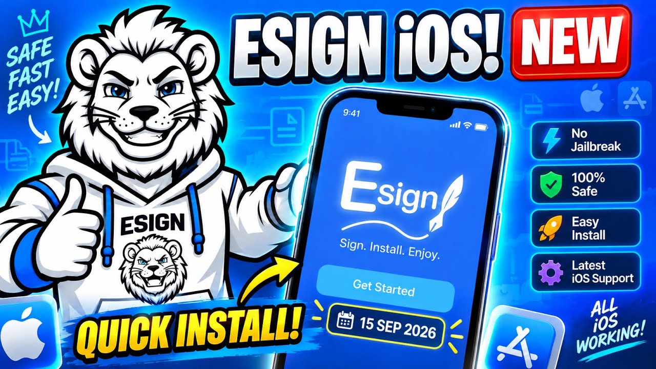 LATEST Esign Method for iOS! | Install IPA Files on iPhone & iPad without PC & jailbreak no revoke