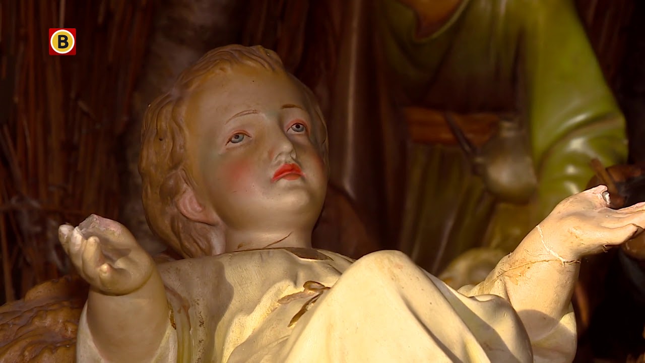 Klein protest: kerststal in lege kerk Vierlingsbeek
