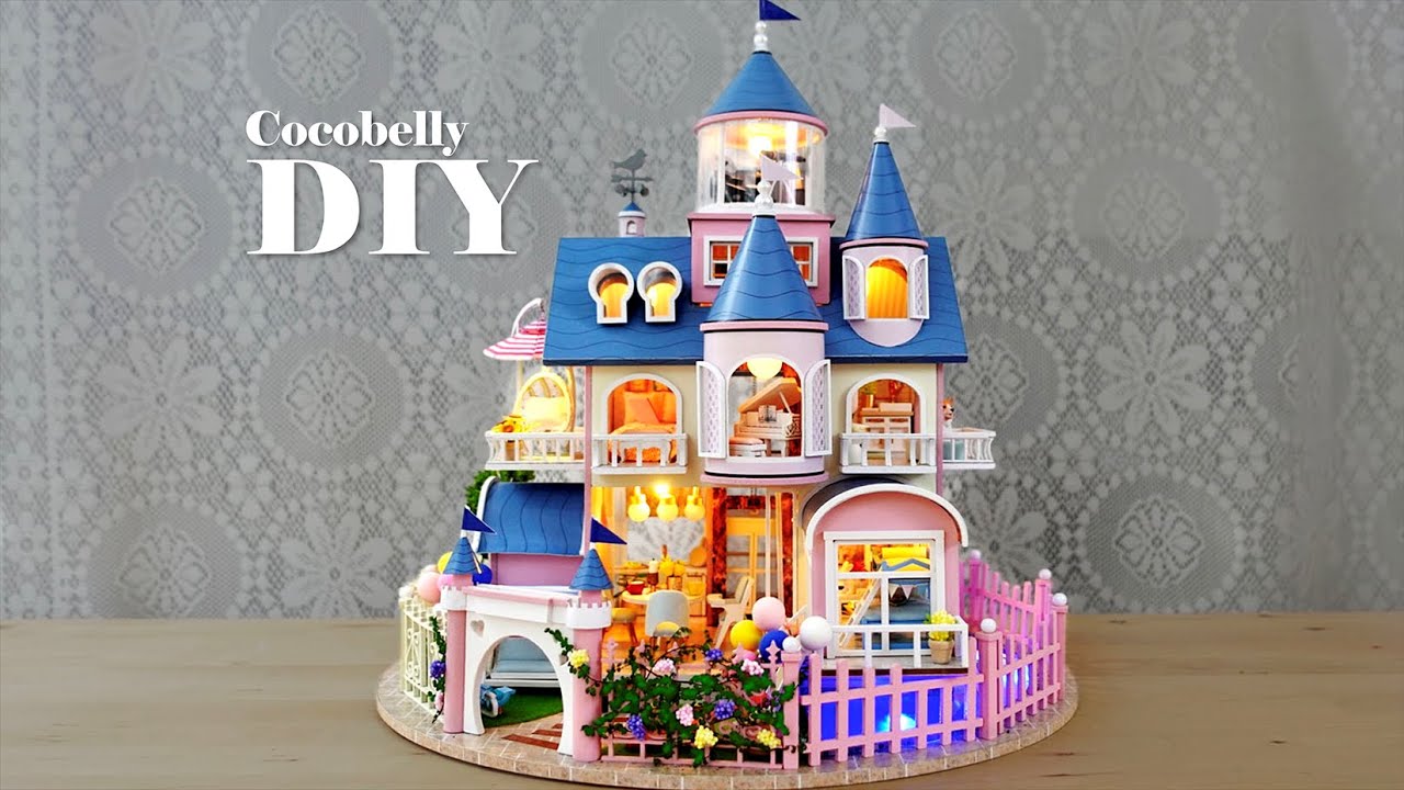 Magic Fairy Castle DIY Miniature Dollhouse Crafts Relaxing Satisfying Video