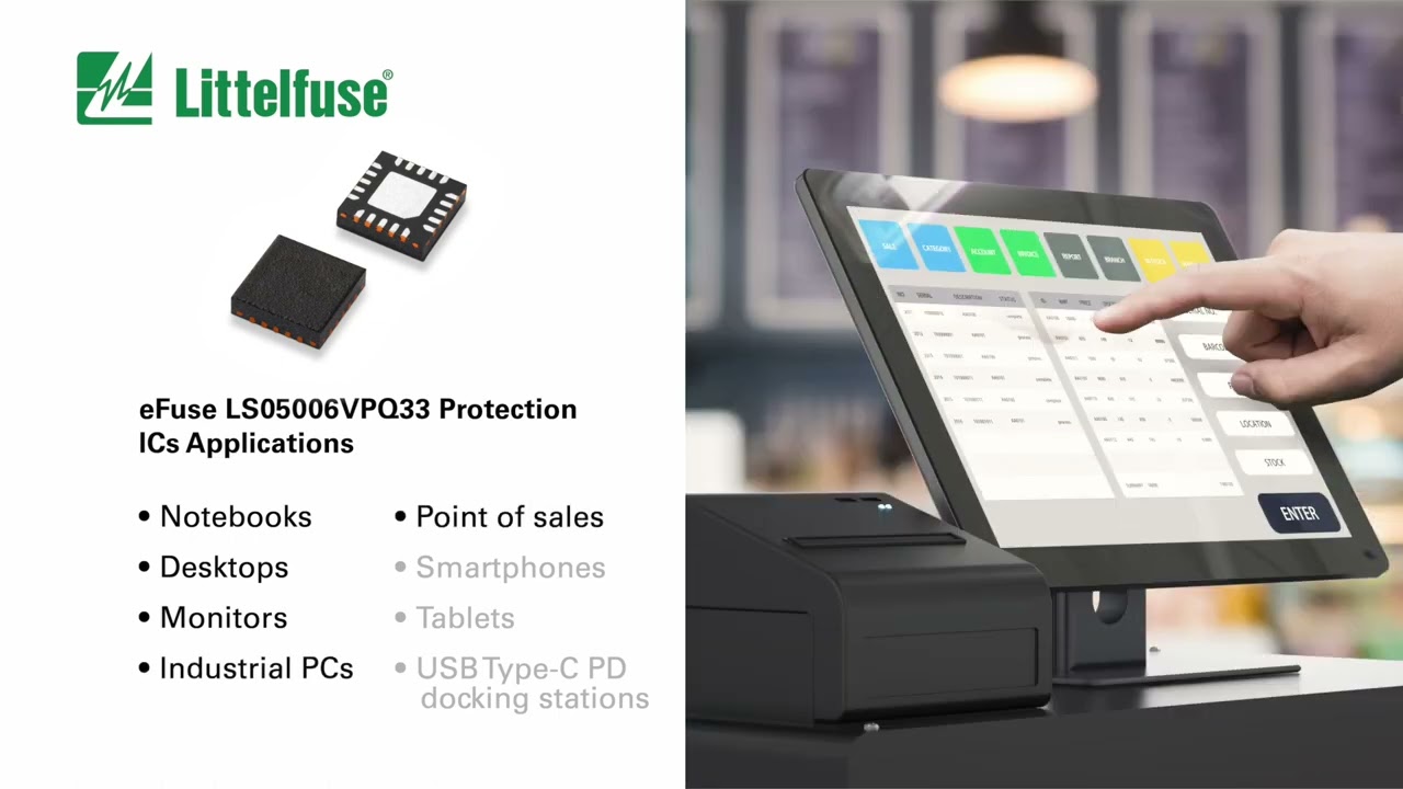 Littelfuse Unveils Latest eFuse Protection ICs for USB Type-C Port Protection
