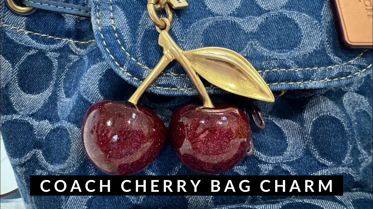 Обзор подвески для сумки Coach Cherry
