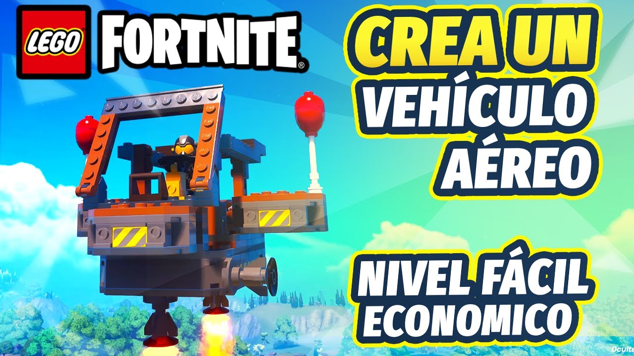 CREA TU PRIMER VEHÍCULO AÉREO Manejable v1 en LEGO Fortnite