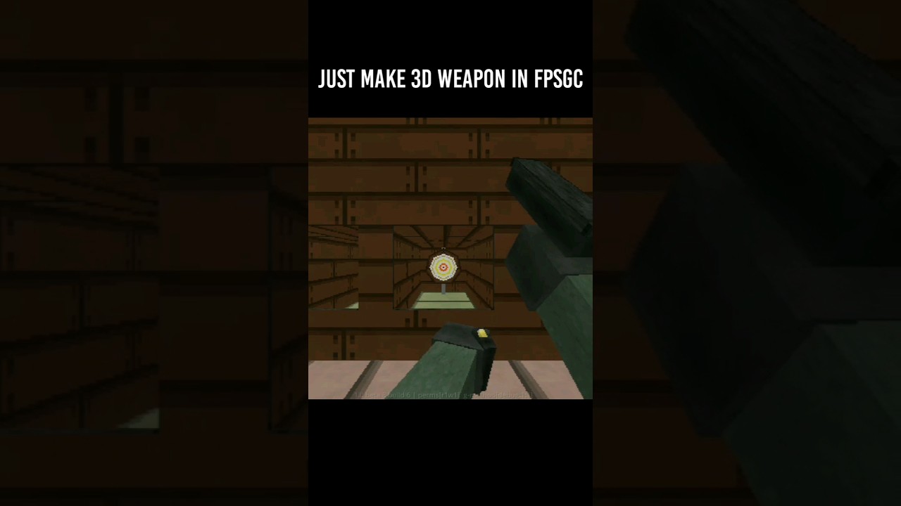 3d weapons in fpsgc #fps #3d #game #gamemaker3d