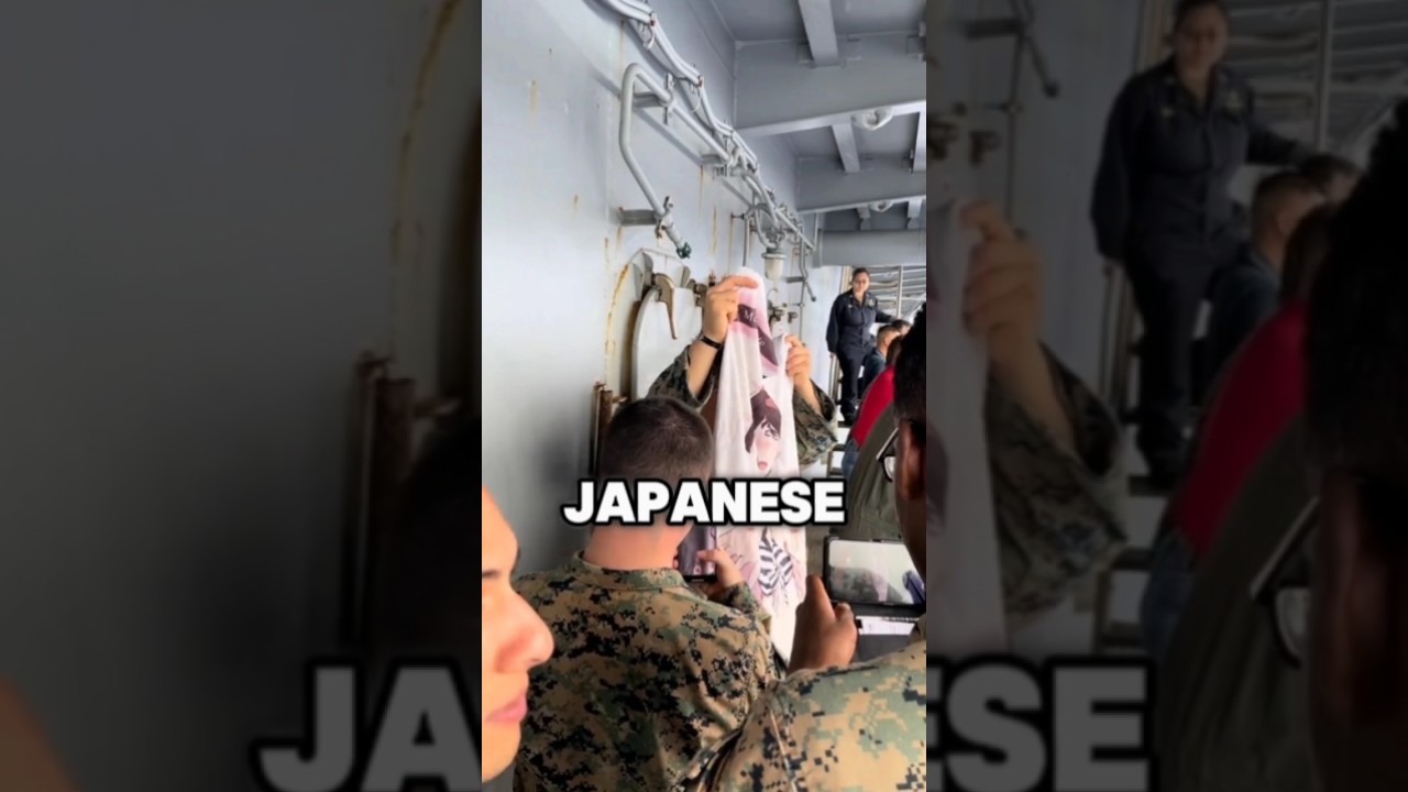 US Navy Shocks Japanese Crew with Anime Surprise
