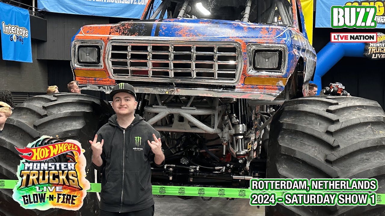 Hot Wheels Monster Trucks Live (Glow Party) 2024 - Rotterdam, Netherlands (Show 1) - FULL SHOW