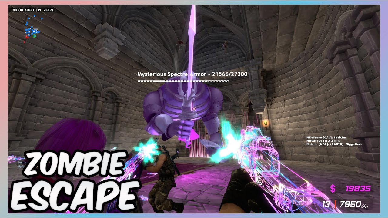 Counter-Strike Source: Zombie Escape | ze_little_witch_nobeta_beta1 on UNLOZE (Part 1)