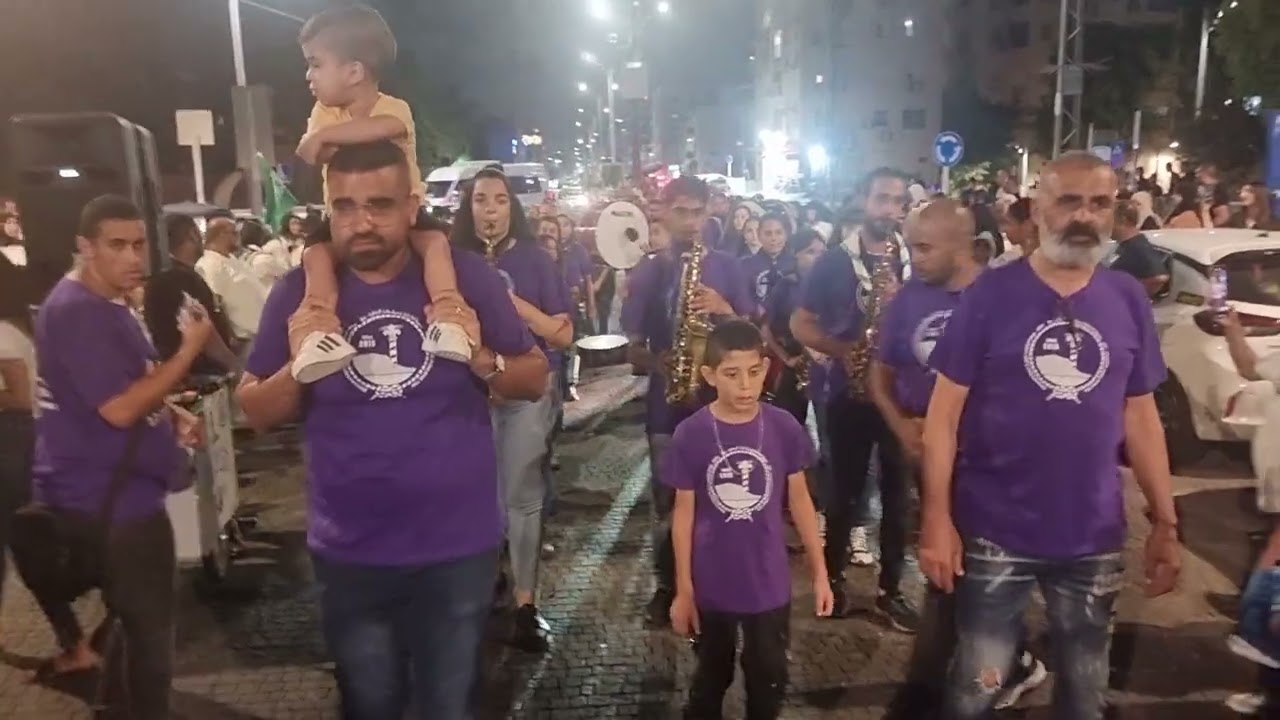 استقبال حجاج عكا مع كشافة المنارة العكية بمبادرة الاخوين بلي وكلي عماره