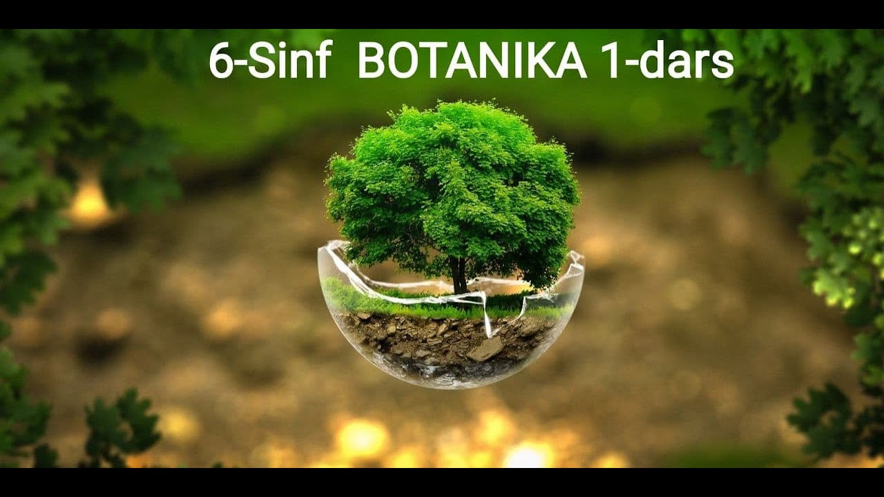 BOTANIKA 6-SINF 1-DARS