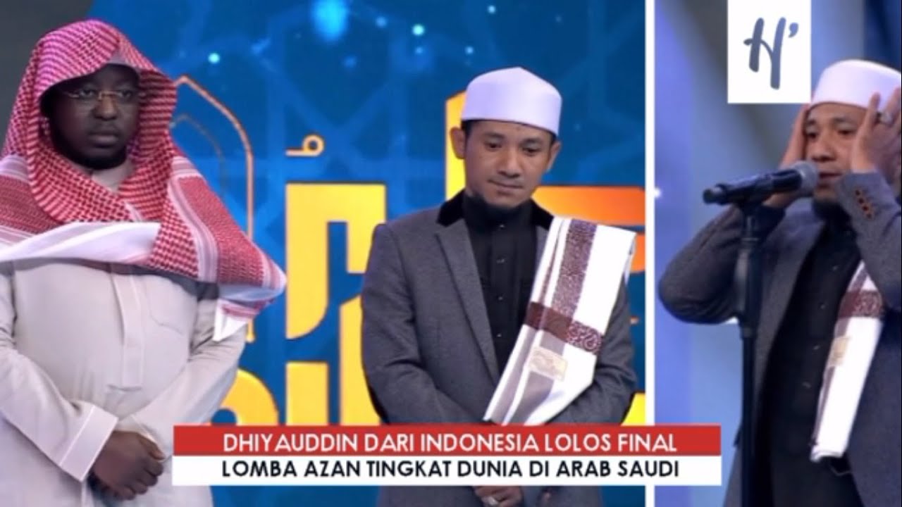 Sempat Bikin Juri Menangis, Dhiyauddin Lolos Final Lomba Azan Tingkat Dunia di Arab Saudi
